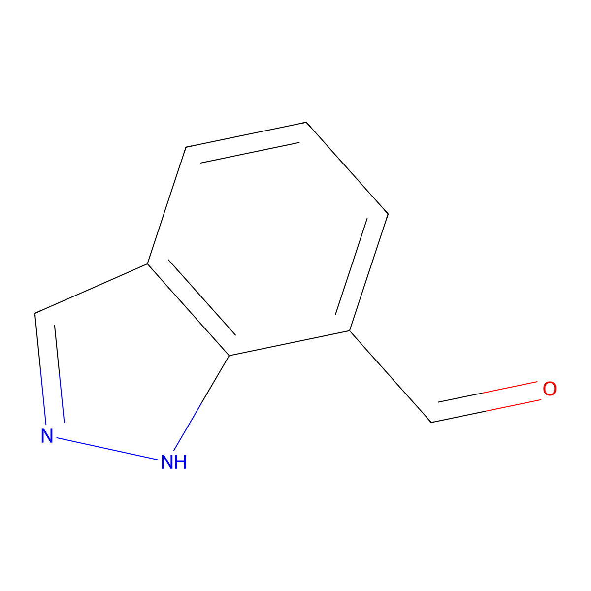 1H-Indazole-7-carboxaldehyde molecular structure, CAS 312746-72-8