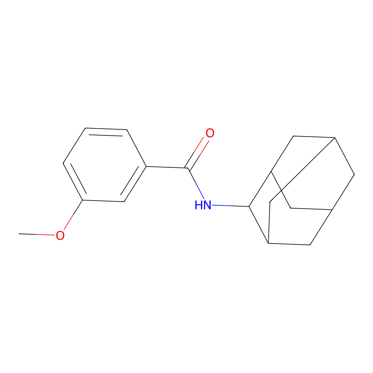 N-(2-adamantyl)-3-methoxybenzamide molecular structure, CAS 312748-48-4