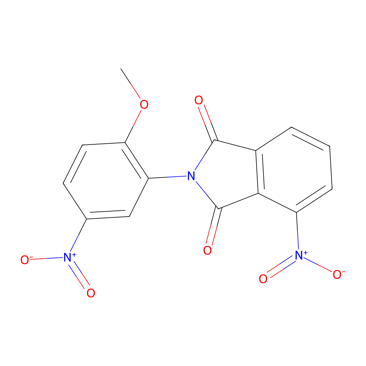 4-nitro-2-{5-nitro-2-methoxyphenyl}-1H-isoindole-1,3(2H)-dione molecular structure, CAS 312759-20-9