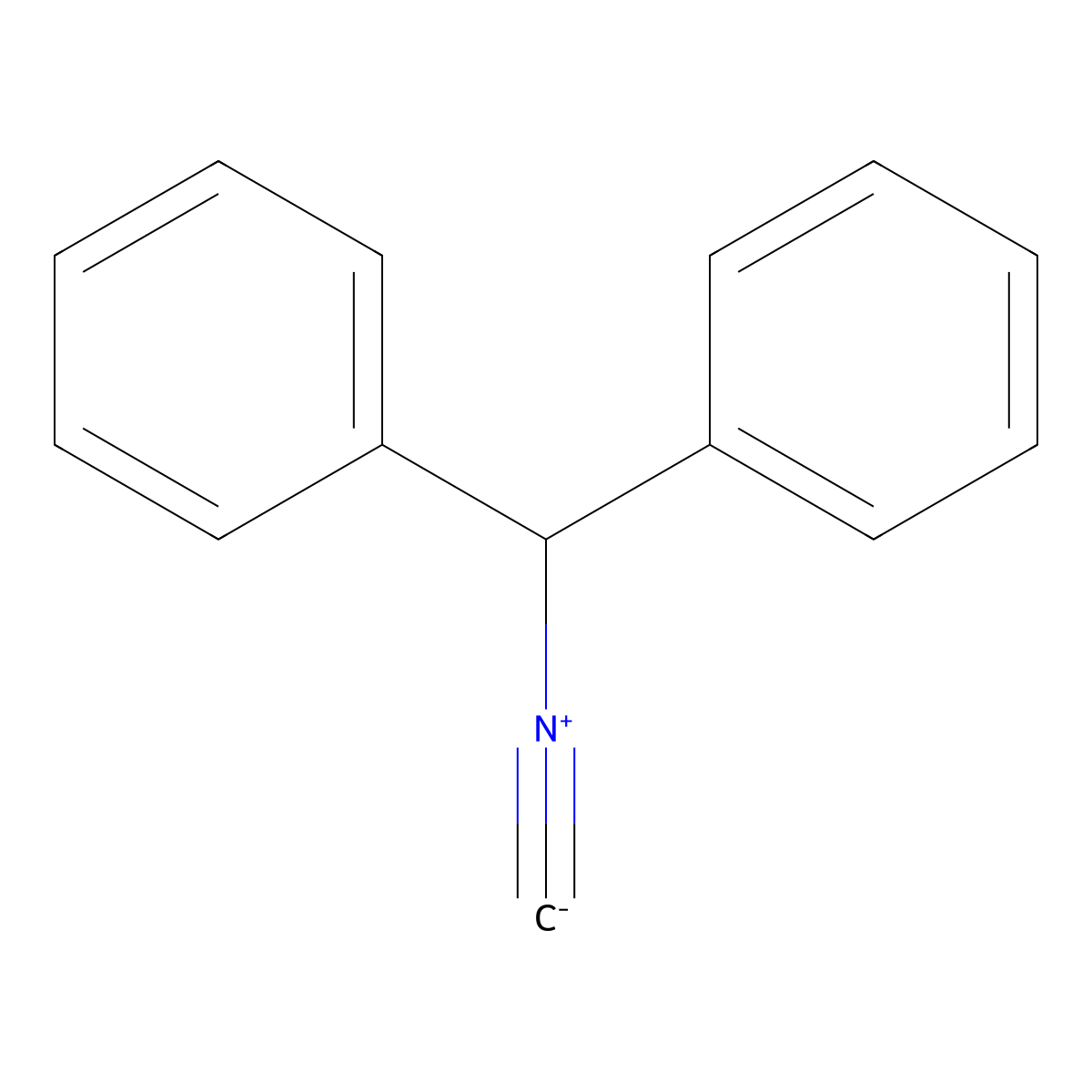 1,1'-(Isocyanomethylene)bis(benzene) molecular structure, CAS 3128-85-6