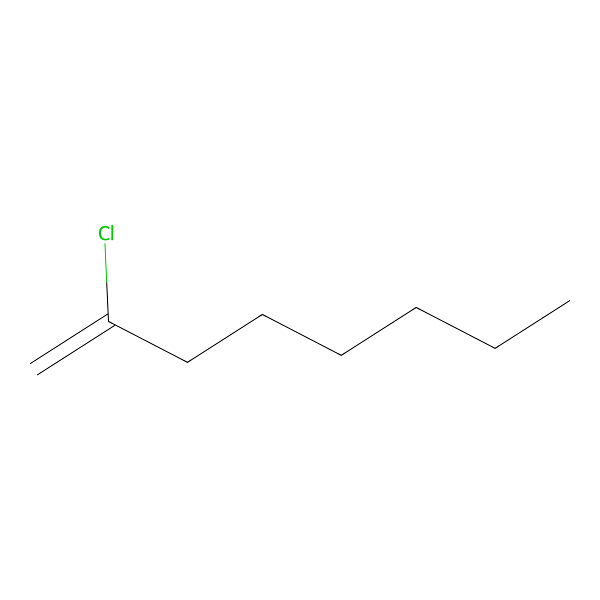 2-Chlorooct-1-ene molecular structure, CAS 31283-43-9