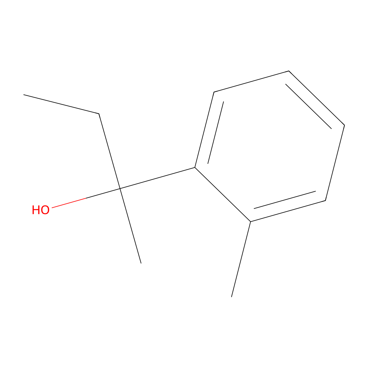 2-(2-Methylphenyl)-2-butanol molecular structure, CAS 312904-59-9