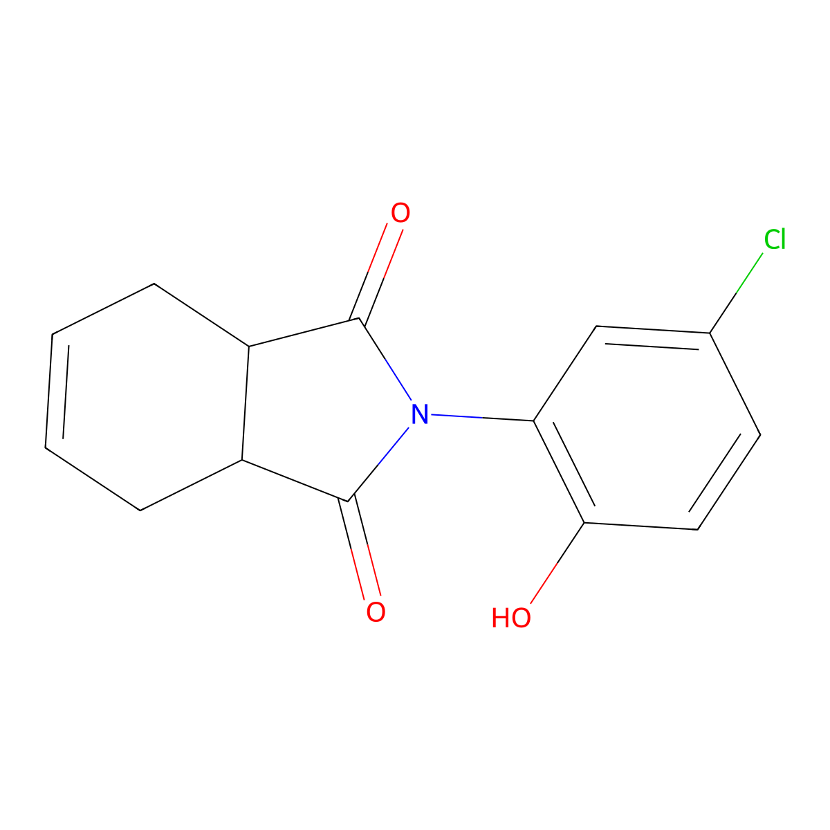 2-(5-chloro-2-hydroxyphenyl)-3a,4,7,7a-tetrahydro-1H-isoindole-1,3(2H)-dione molecular structure, CAS 312920-63-1