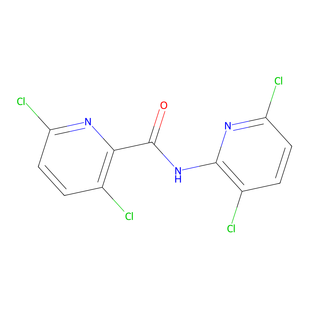 3,6-dichloro-N-(3,6-dichloropyridin-2-yl)pyridine-2-carboxamide molecular structure, CAS 312922-45-5