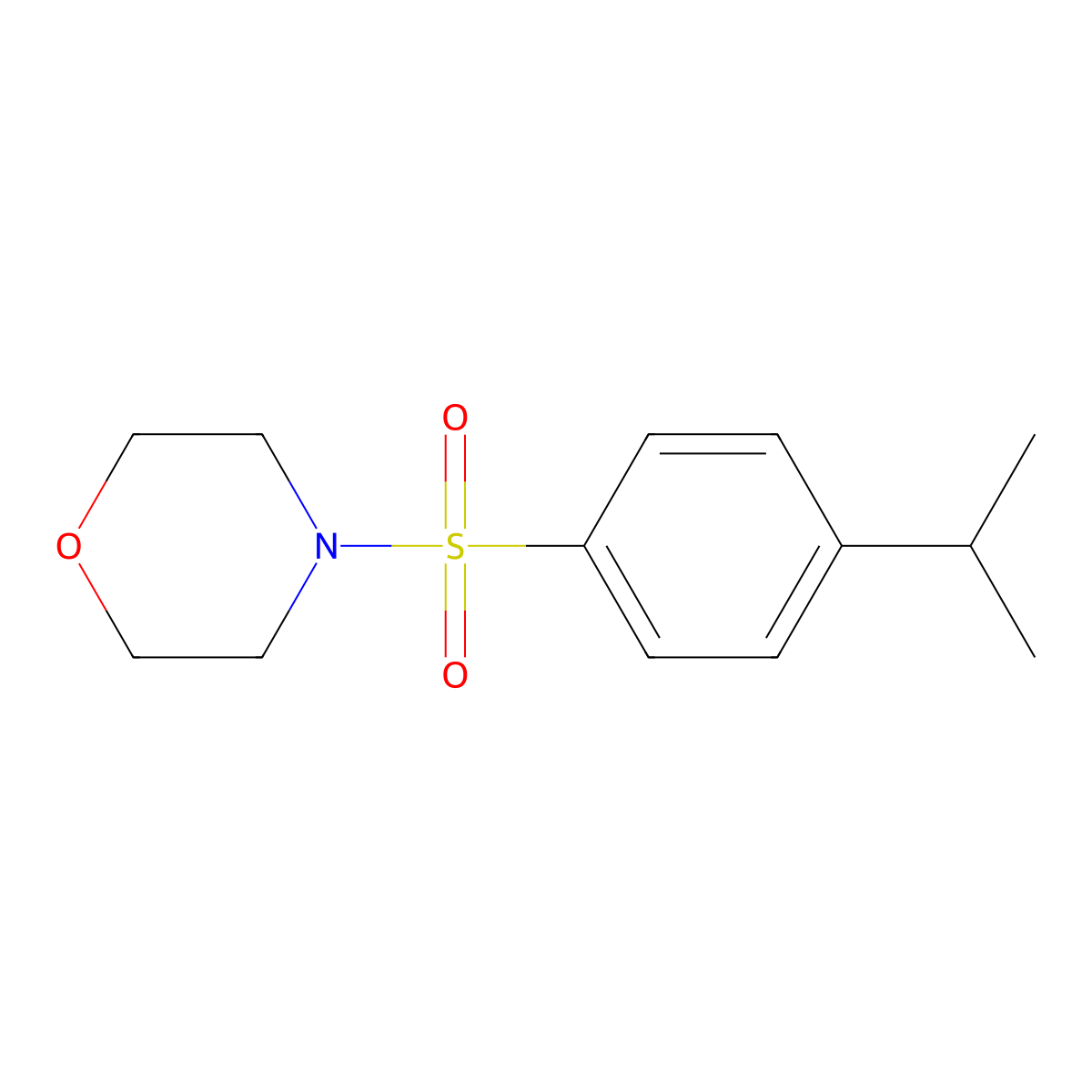 4-(4-Isopropyl-benzenesulfonyl)-morpholine molecular structure, CAS 312930-31-7