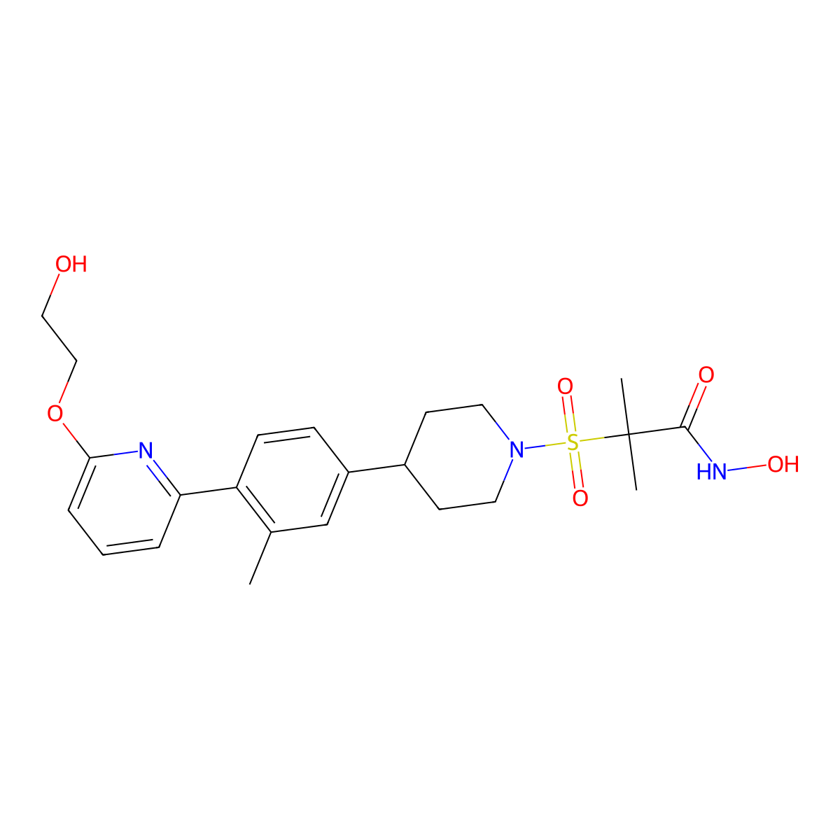 MMP3 inhibitor 1 molecular structure, CAS 312930-75-9