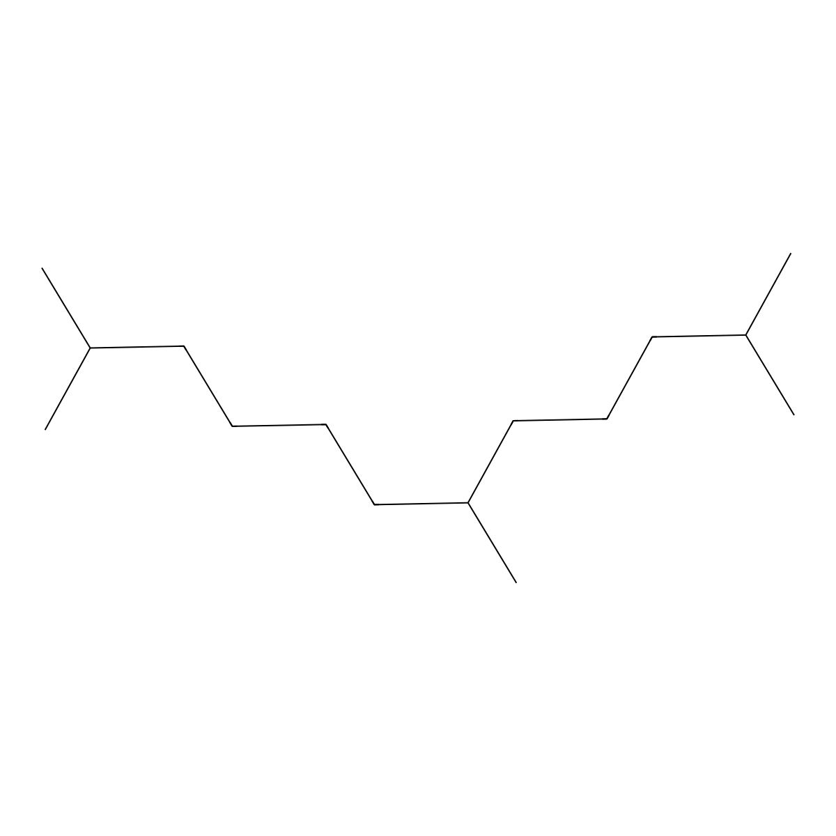 2,6,11-Trimethyldodecane molecular structure, CAS 31295-56-4