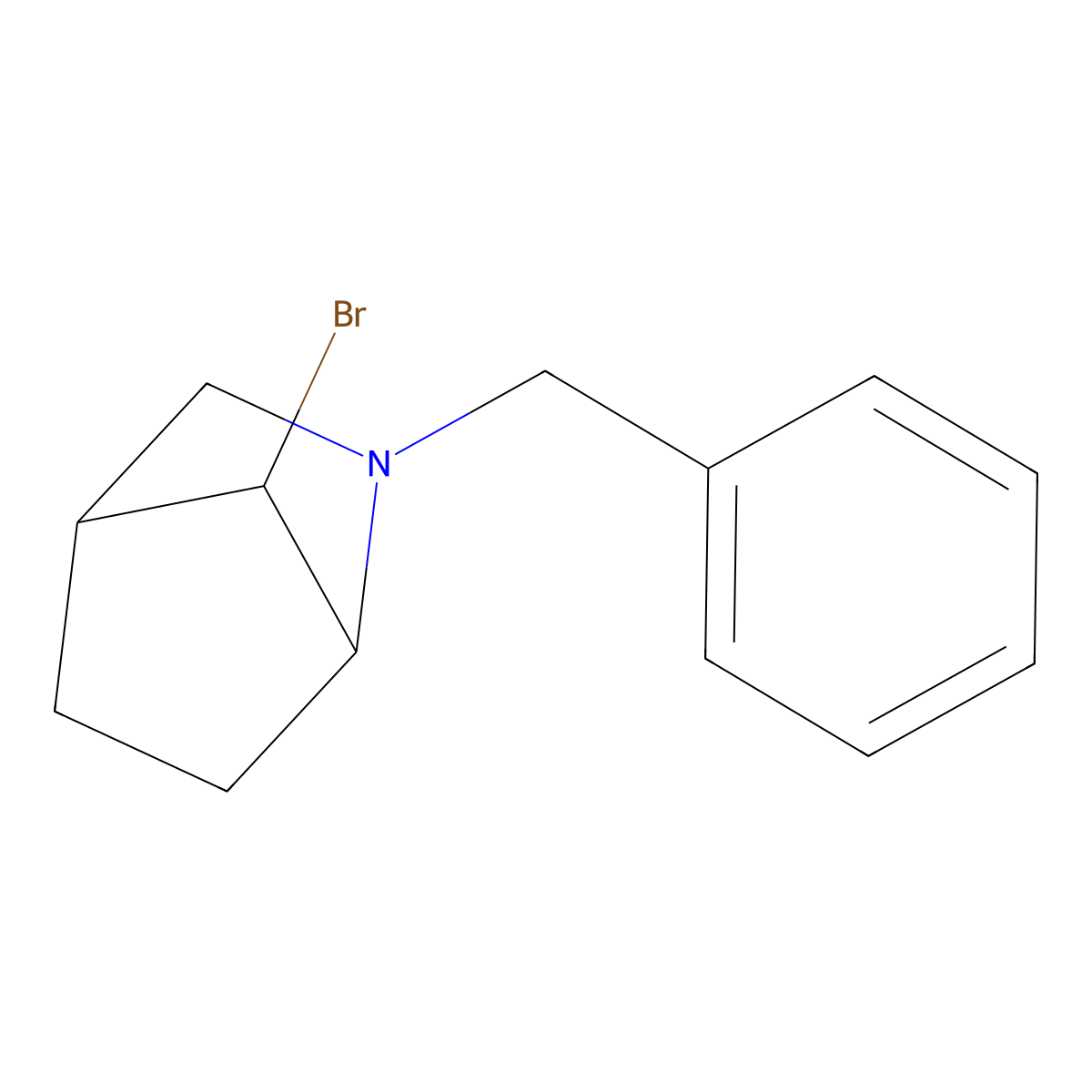 anti-7-Bromo-2-benzyl-2-azabicyclo[2.2.1]heptane molecular structure, CAS 312955-00-3