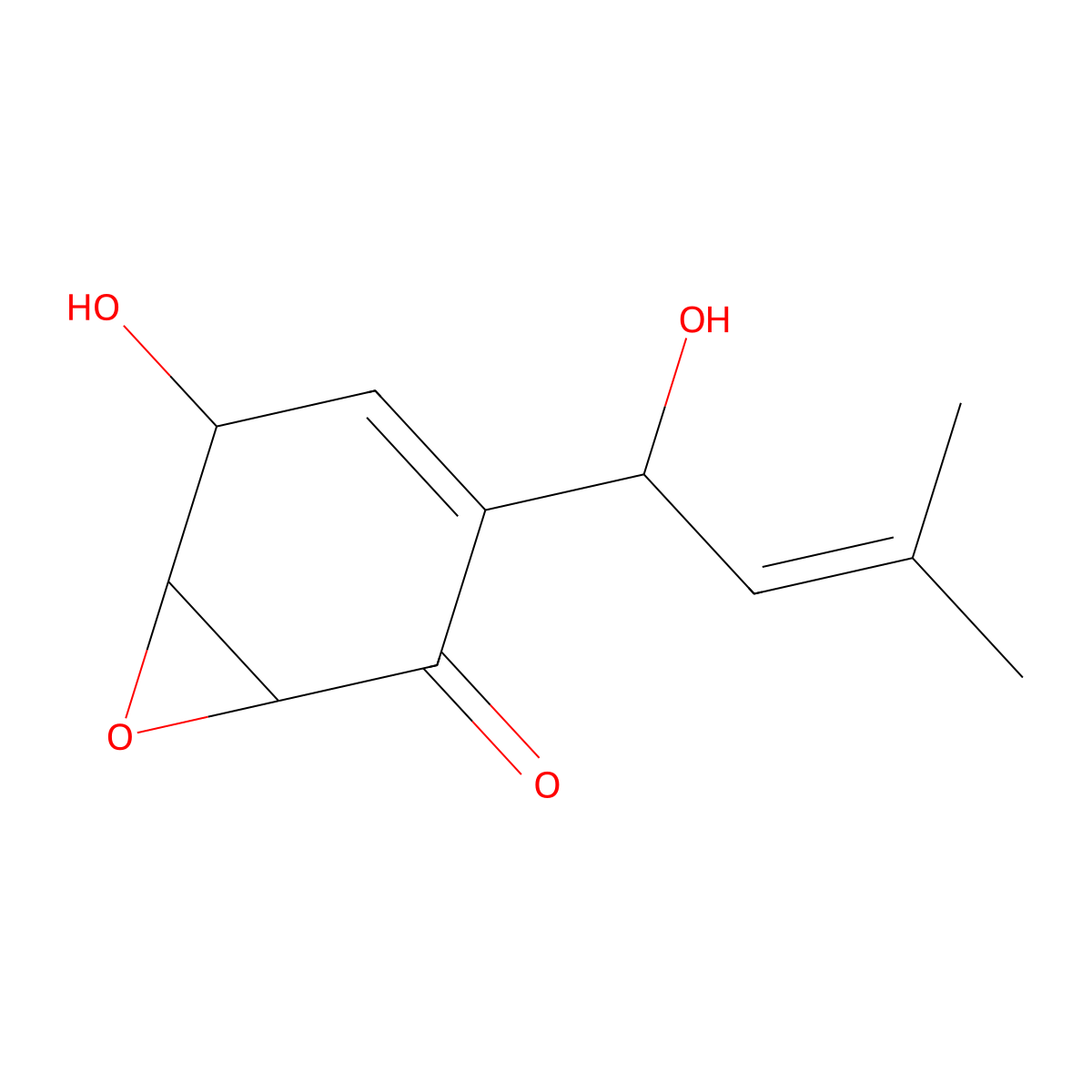Panepoxydone molecular structure, CAS 31298-54-1