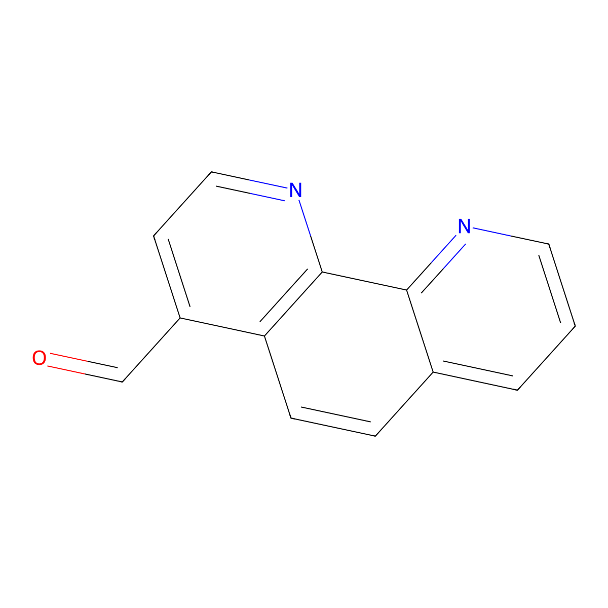 1,10-Phenanthroline-4-carbaldehyde molecular structure, CAS 31301-30-1