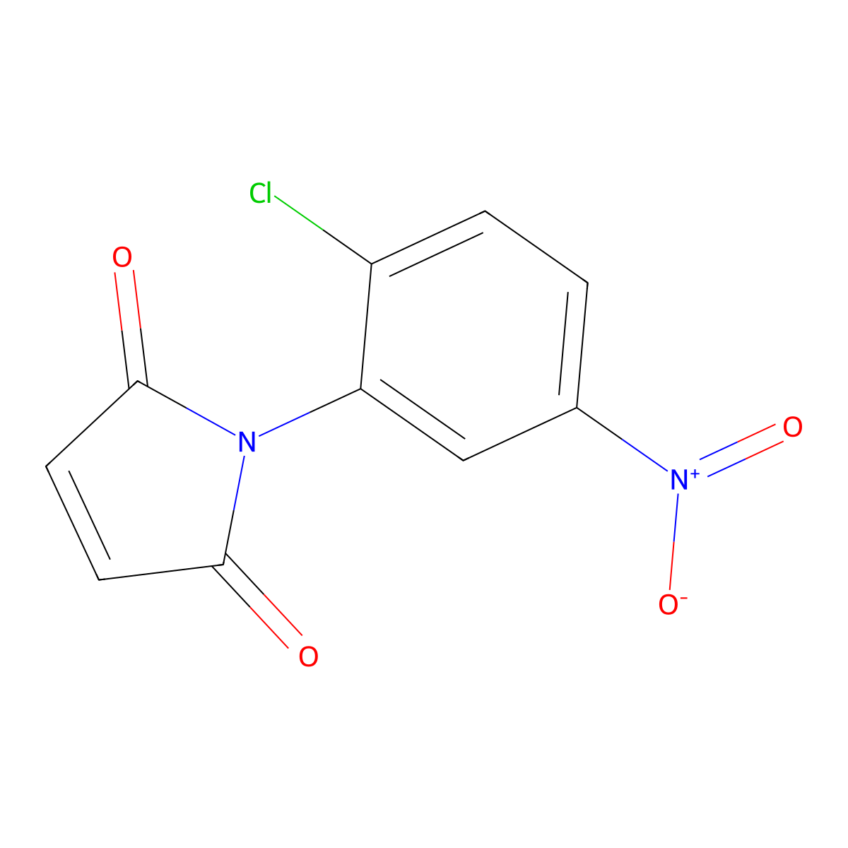 1-(2-chloro-5-nitrophenyl)-2,5-dihydro-1H-pyrrole-2,5-dione molecular structure, CAS 313069-92-0