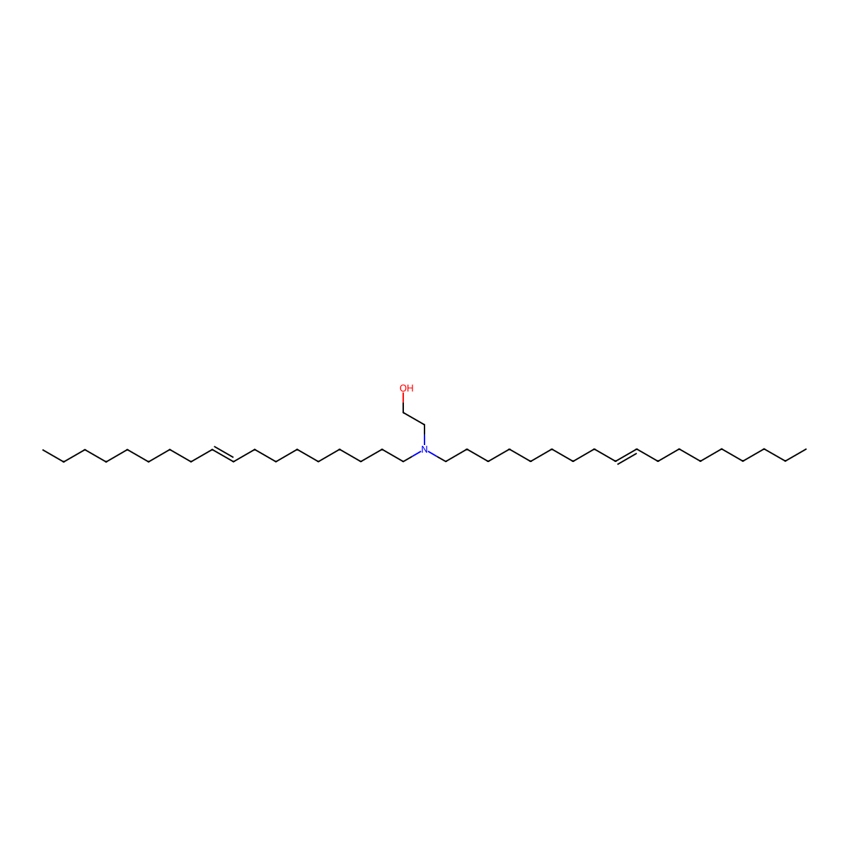 2-[Di(octadec-9-en-1-yl)amino]ethan-1-ol molecular structure, CAS 31314-17-7
