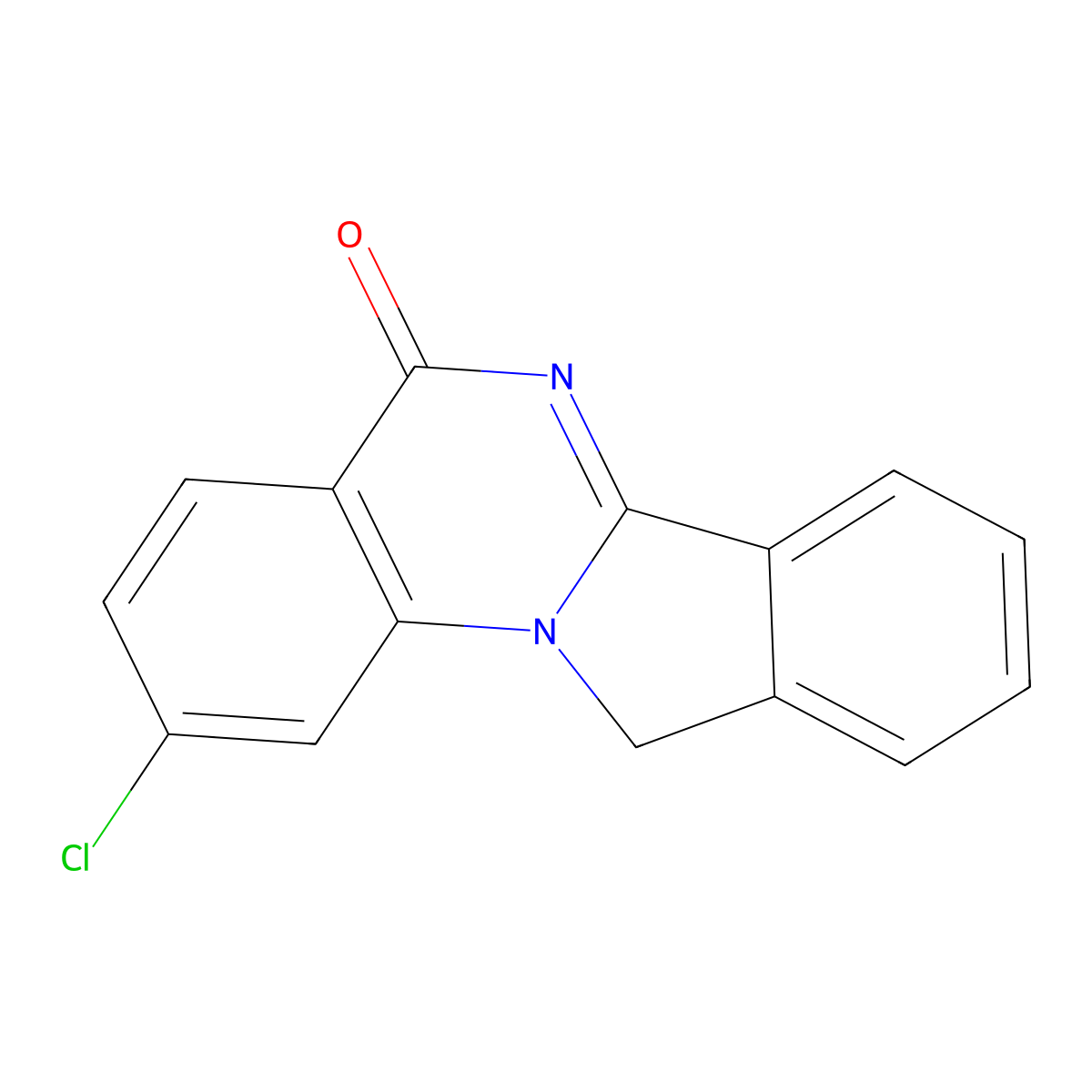 2-chloroisoindolo[2,1-a]quinazolin-5(11H)-one molecular structure, CAS 313251-90-0