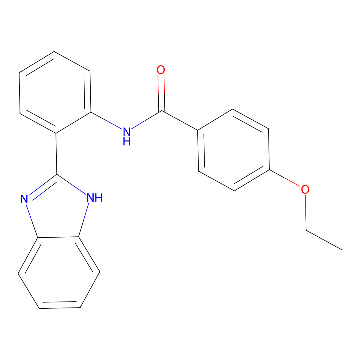 N-(2-(1H-benzo[d]imidazol-2-yl)phenyl)-4-ethoxybenzamide molecular structure, CAS 313254-68-1