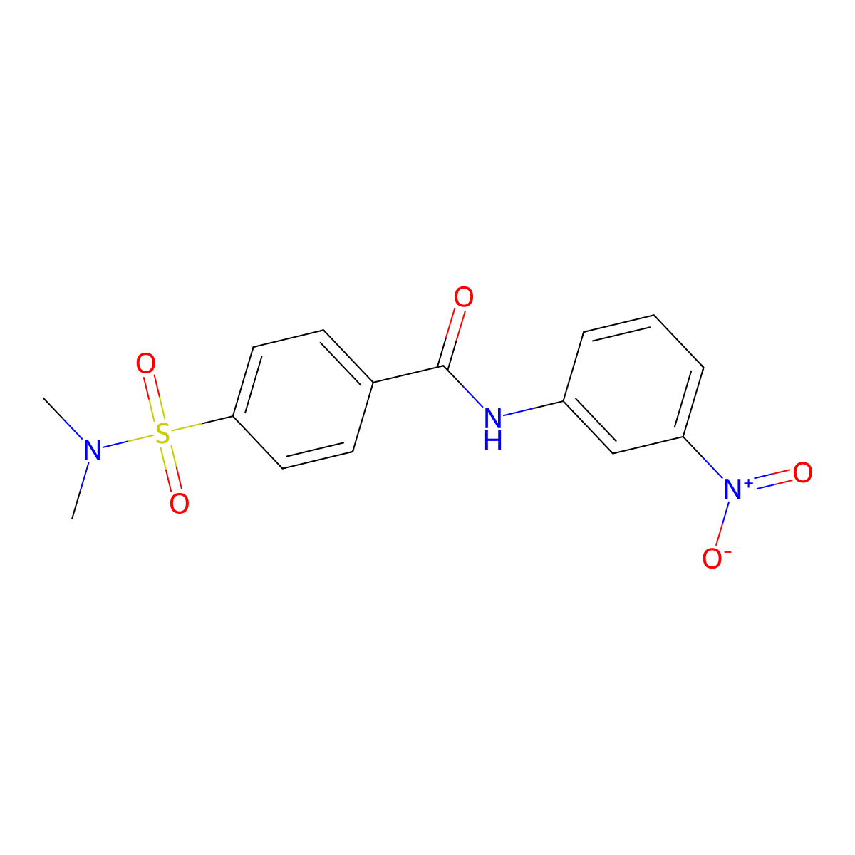 4-(dimethylsulfamoyl)-N-(3-nitrophenyl)benzamide molecular structure, CAS 313256-28-9