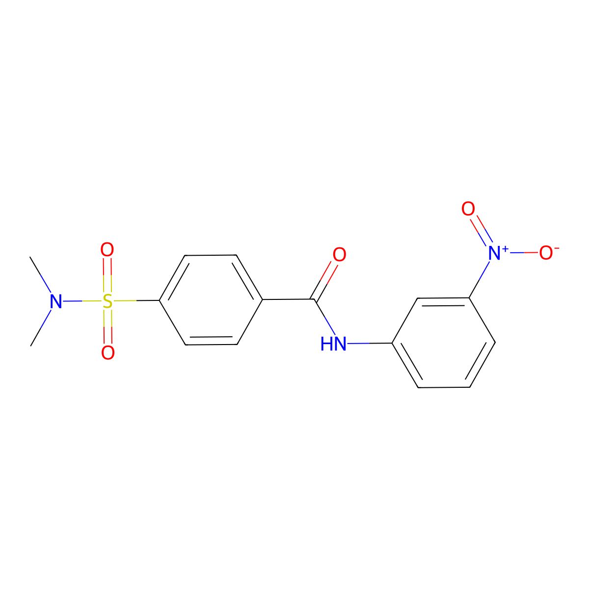 4-(dimethylsulfamoyl)-N-(3-nitrophenyl)benzamide molecular structure, CAS 313256-28-9