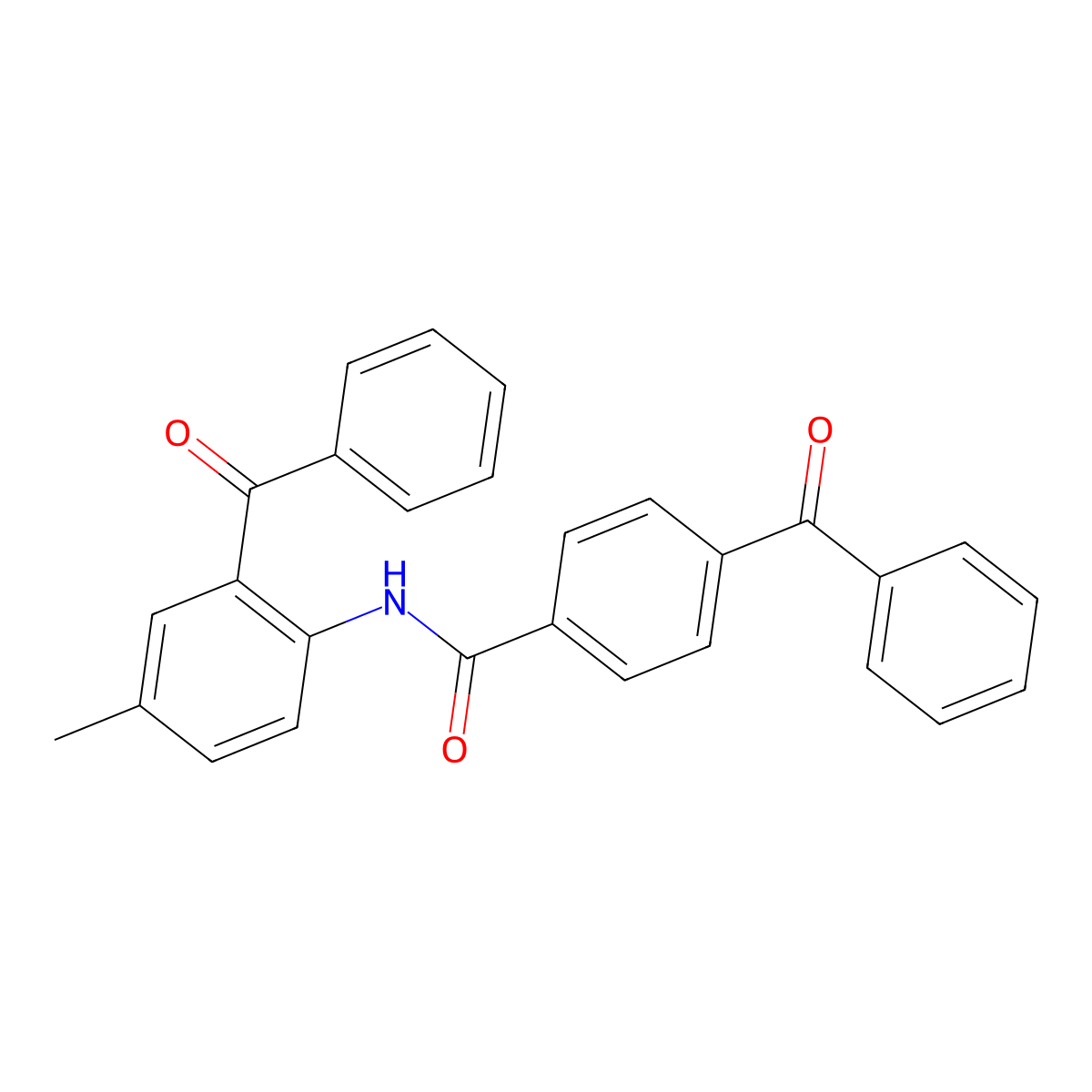 4-benzoyl-N-(2-benzoyl-4-methylphenyl)benzamide molecular structure, CAS 313274-88-3