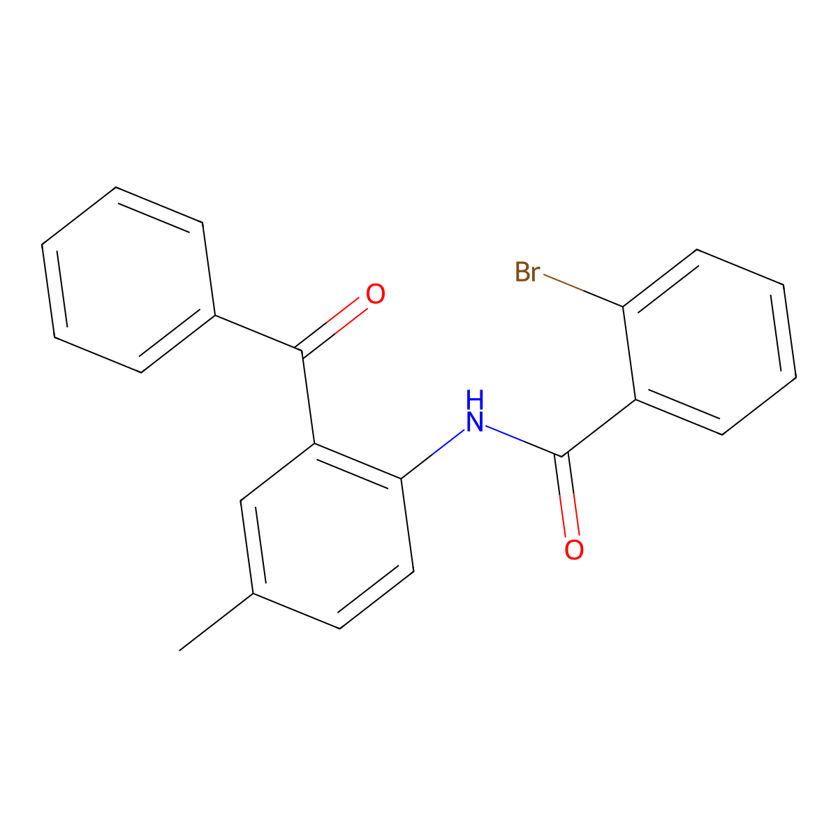 N-(2-benzoyl-4-methylphenyl)-2-bromobenzamide molecular structure, CAS 313274-98-5