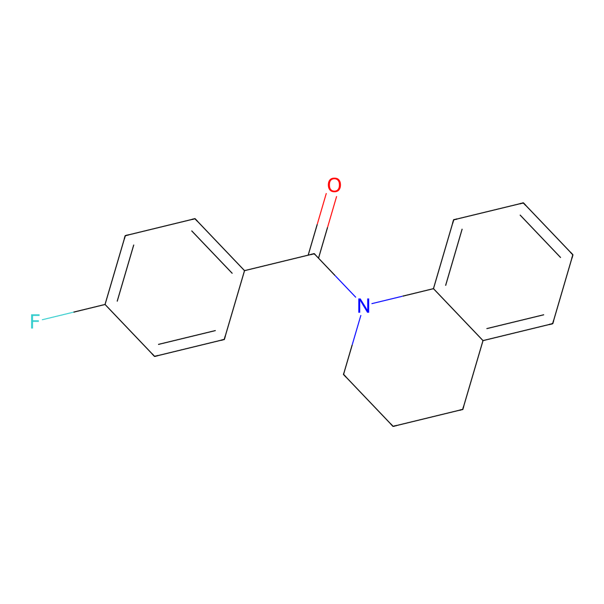 1-(4-Fluorobenzoyl)-1,2,3,4-tetrahydroquinoline molecular structure, CAS 313276-23-2