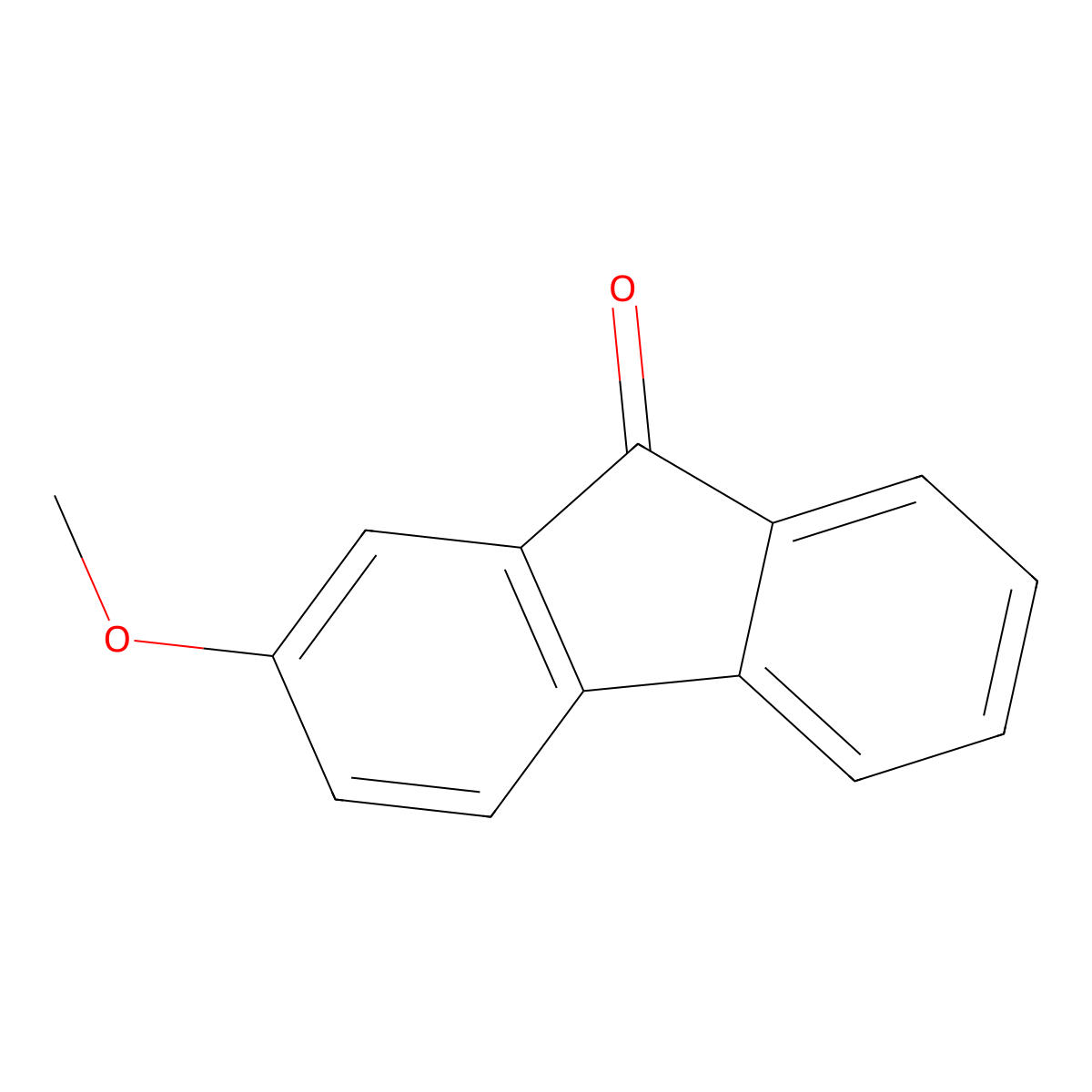 2-Methoxyfluoren-9-one molecular structure, CAS 3133-07-1