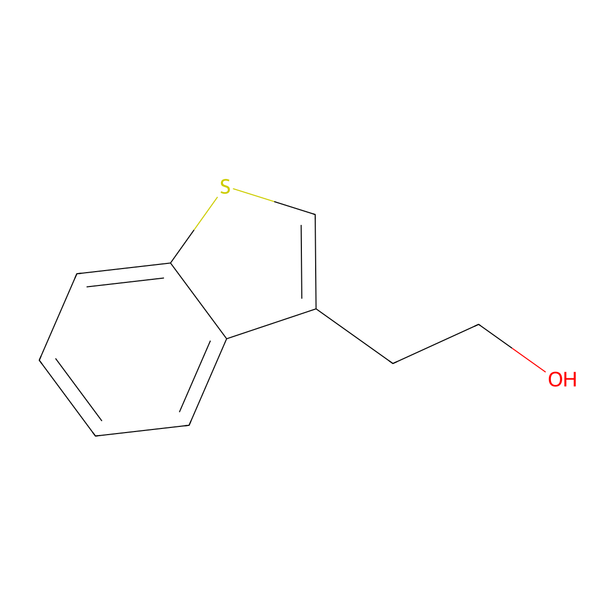 2-(Benzo[b]thiophen-3-yl)ethanol molecular structure, CAS 3133-87-7