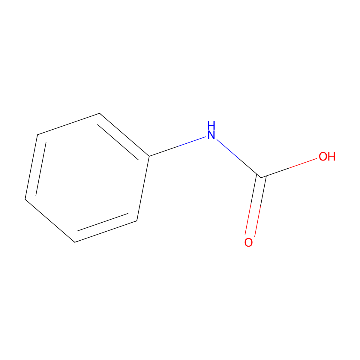 Phenylcarbamic acid molecular structure, CAS 31335-69-0