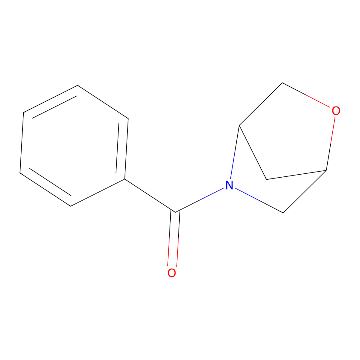 2-Oxa-5-azabicyclo[2.2.1]heptan-5-yl(phenyl)methanone molecular structure, CAS 31337-88-9
