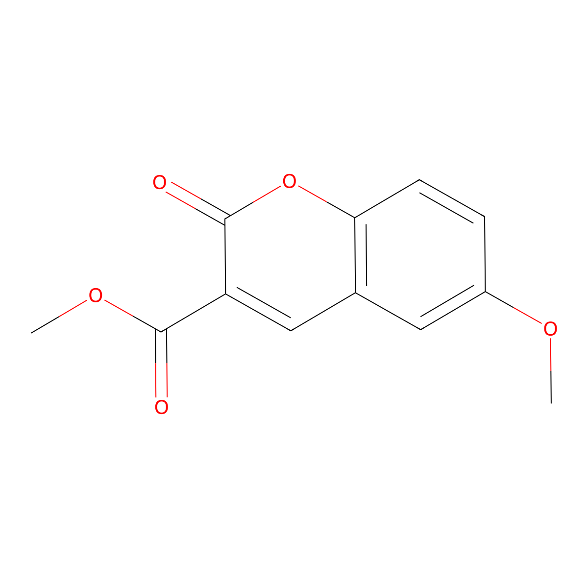 methyl 6-methoxy-2-oxo-2H-chromene-3-carboxylate molecular structure, CAS 313372-66-6