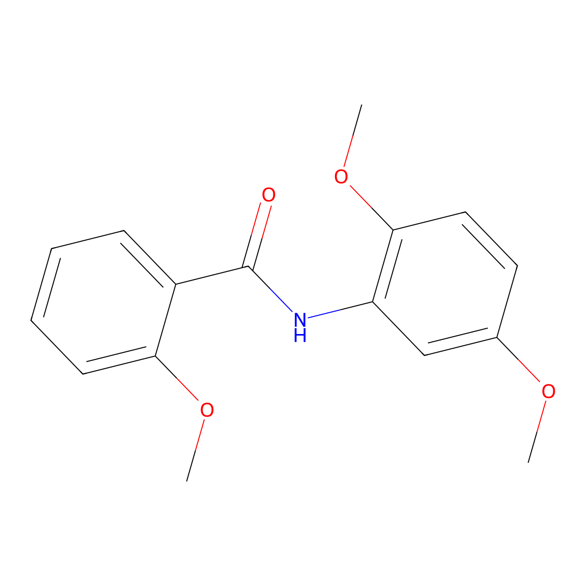 N-(2,5-dimethoxyphenyl)-2-methoxybenzamide molecular structure, CAS 313373-36-3