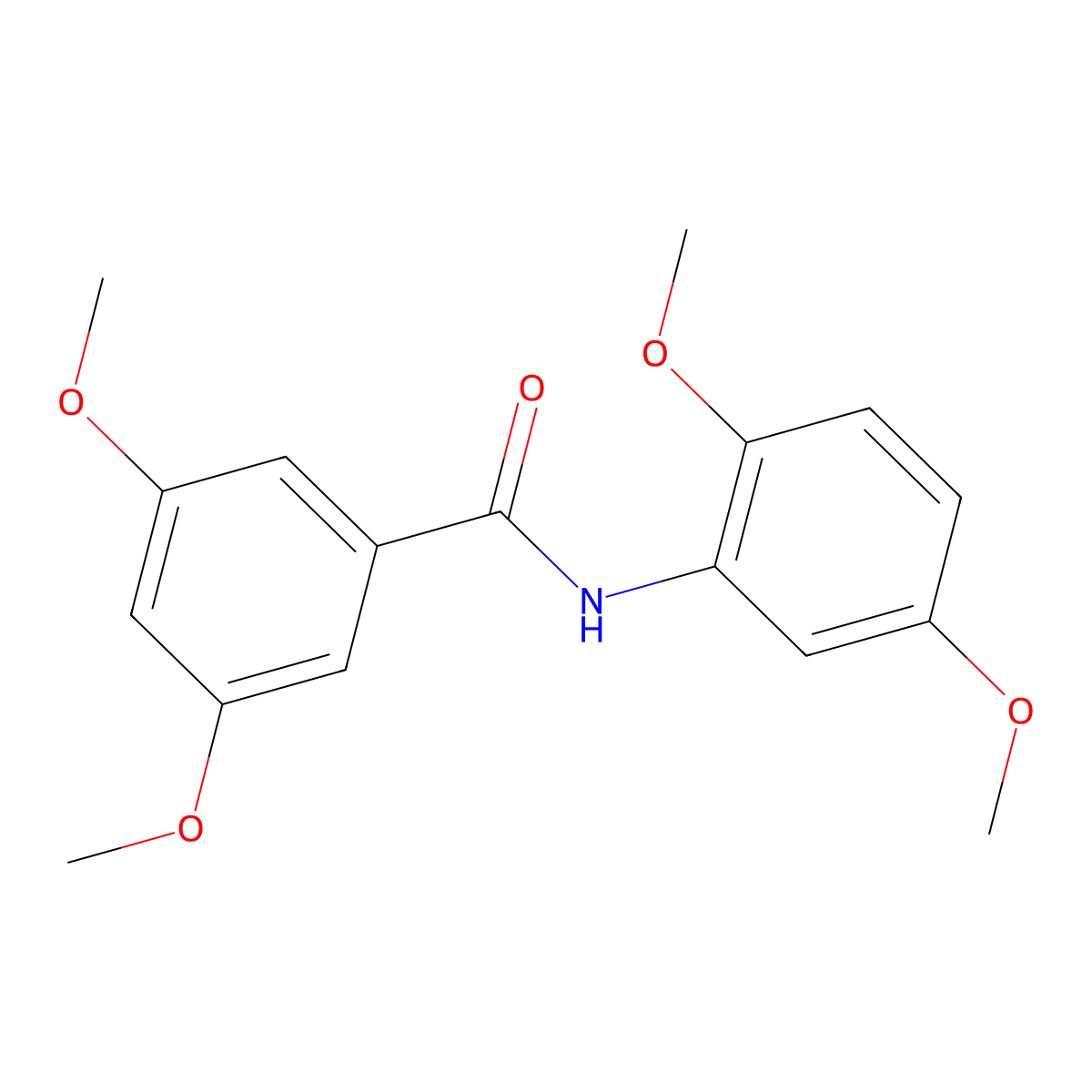 N-(2,5-dimethoxyphenyl)-3,5-dimethoxybenzamide molecular structure, CAS 313373-74-9