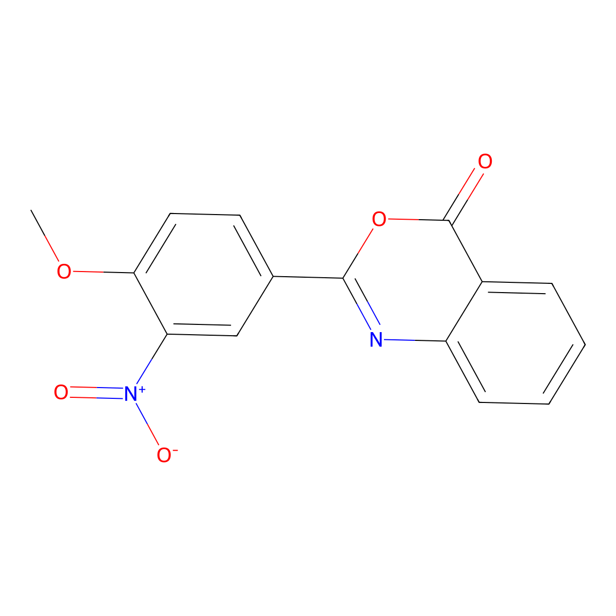 2-(4-Methoxy-3-nitrophenyl)-3,1-benzoxazin-4-one molecular structure, CAS 313375-49-4
