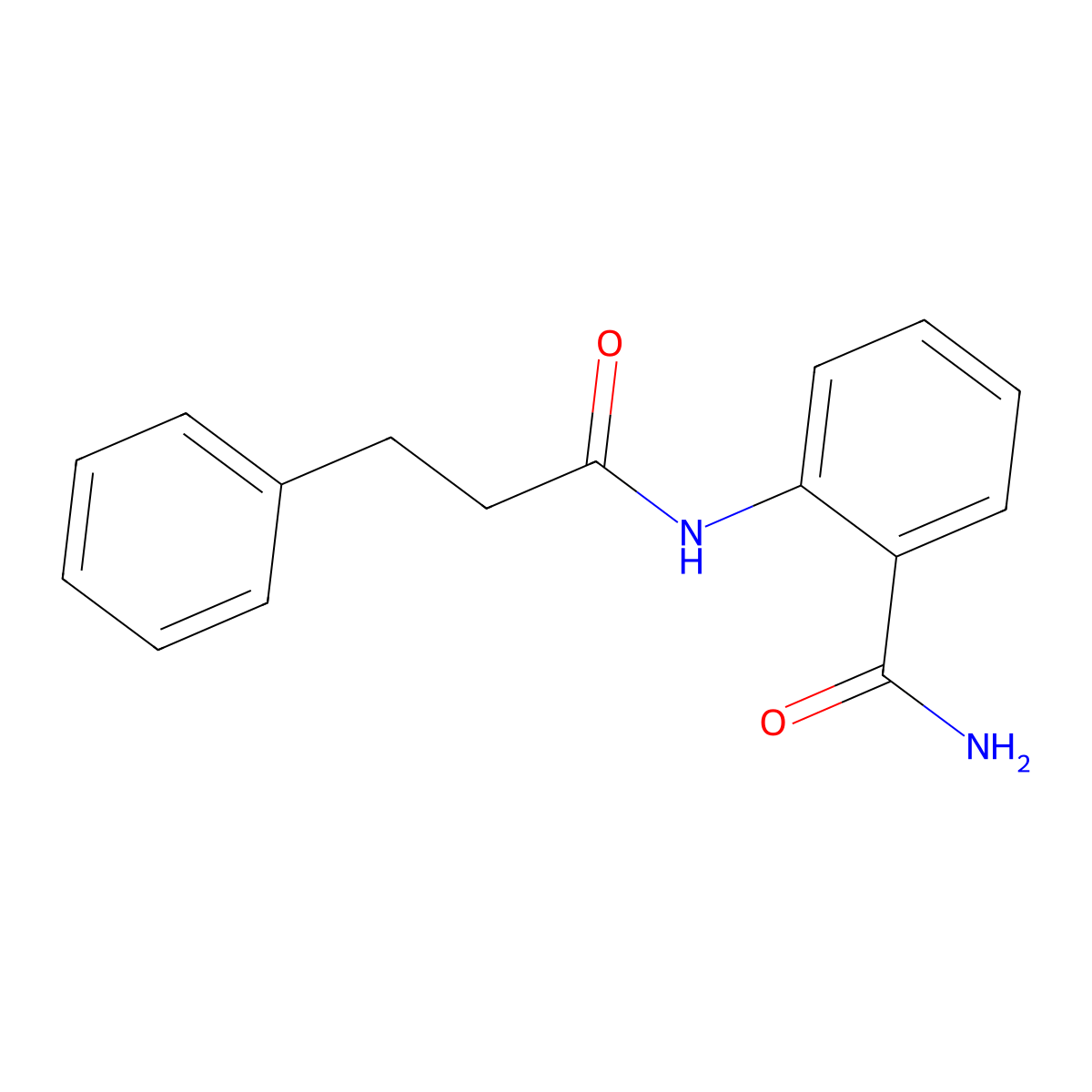 2-[(3-Phenylpropanoyl)amino]benzamide molecular structure, CAS 313382-30-8