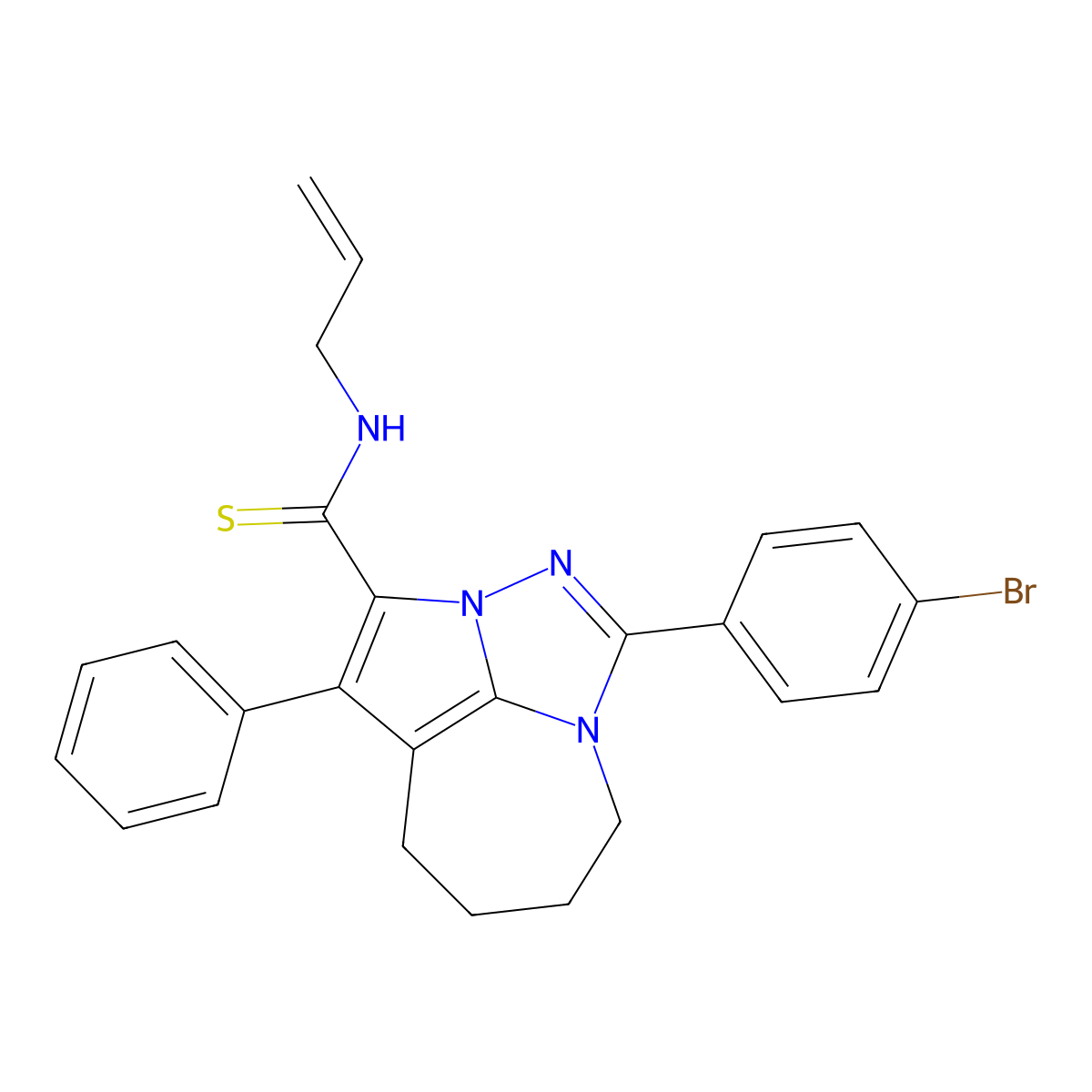 C25H23BrN4S molecular structure, CAS 313396-01-9