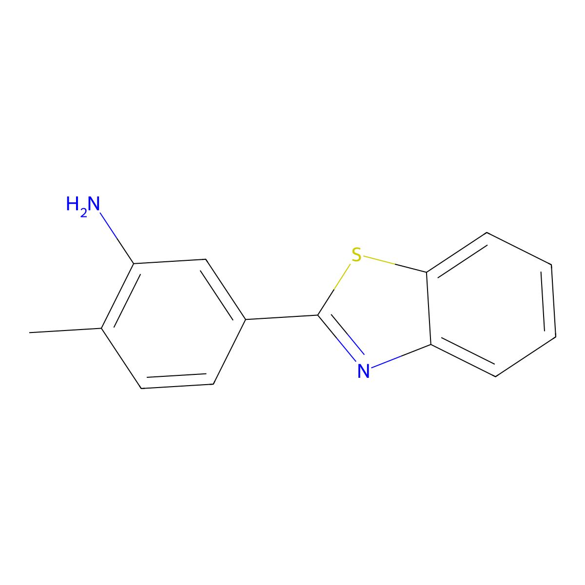5-(1,3-Benzothiazol-2-yl)-2-methylaniline molecular structure, CAS 313402-37-8