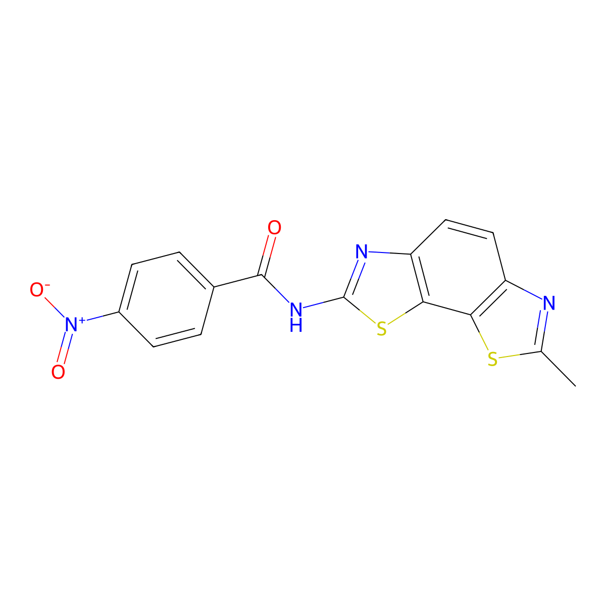 N-{11-methyl-3,12-dithia-5,10-diazatricyclo[7.3.0.0^{2,6}]dodeca-1(9),2(6),4,7,10-pentaen-4-yl}-4-nitrobenzamide molecular structure, CAS 313403-73-5