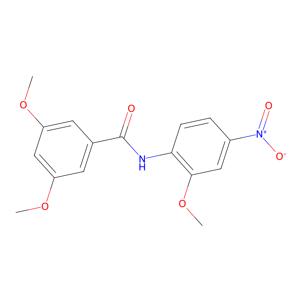 3,5-dimethoxy-N-(2-methoxy-4-nitrophenyl)benzamide molecular structure, CAS 313404-72-7