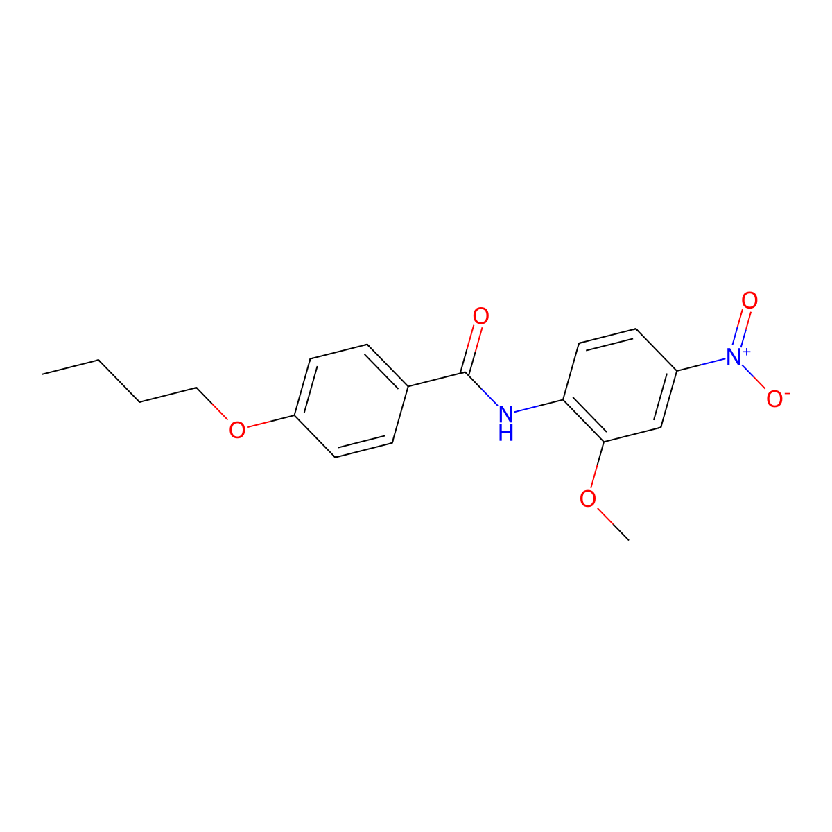 4-butoxy-N-(2-methoxy-4-nitrophenyl)benzamide molecular structure, CAS 313404-73-8