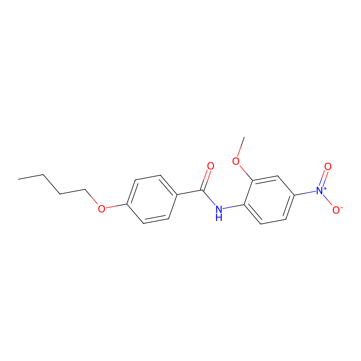 4-butoxy-N-(2-methoxy-4-nitrophenyl)benzamide molecular structure, CAS 313404-73-8