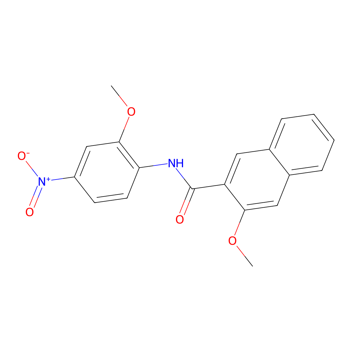 3-methoxy-N-(2-methoxy-4-nitrophenyl)naphthalene-2-carboxamide molecular structure, CAS 313404-85-2