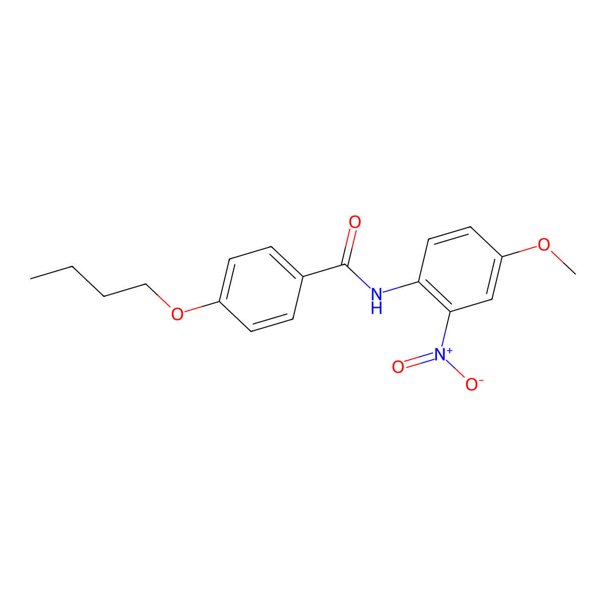 4-butoxy-N-(4-methoxy-2-nitrophenyl)benzamide molecular structure, CAS 313404-95-4