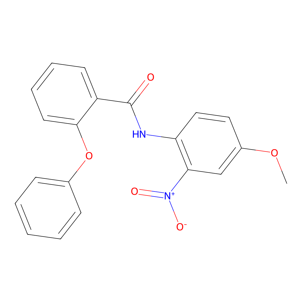 N-(4-methoxy-2-nitrophenyl)-2-phenoxybenzamide molecular structure, CAS 313404-97-6