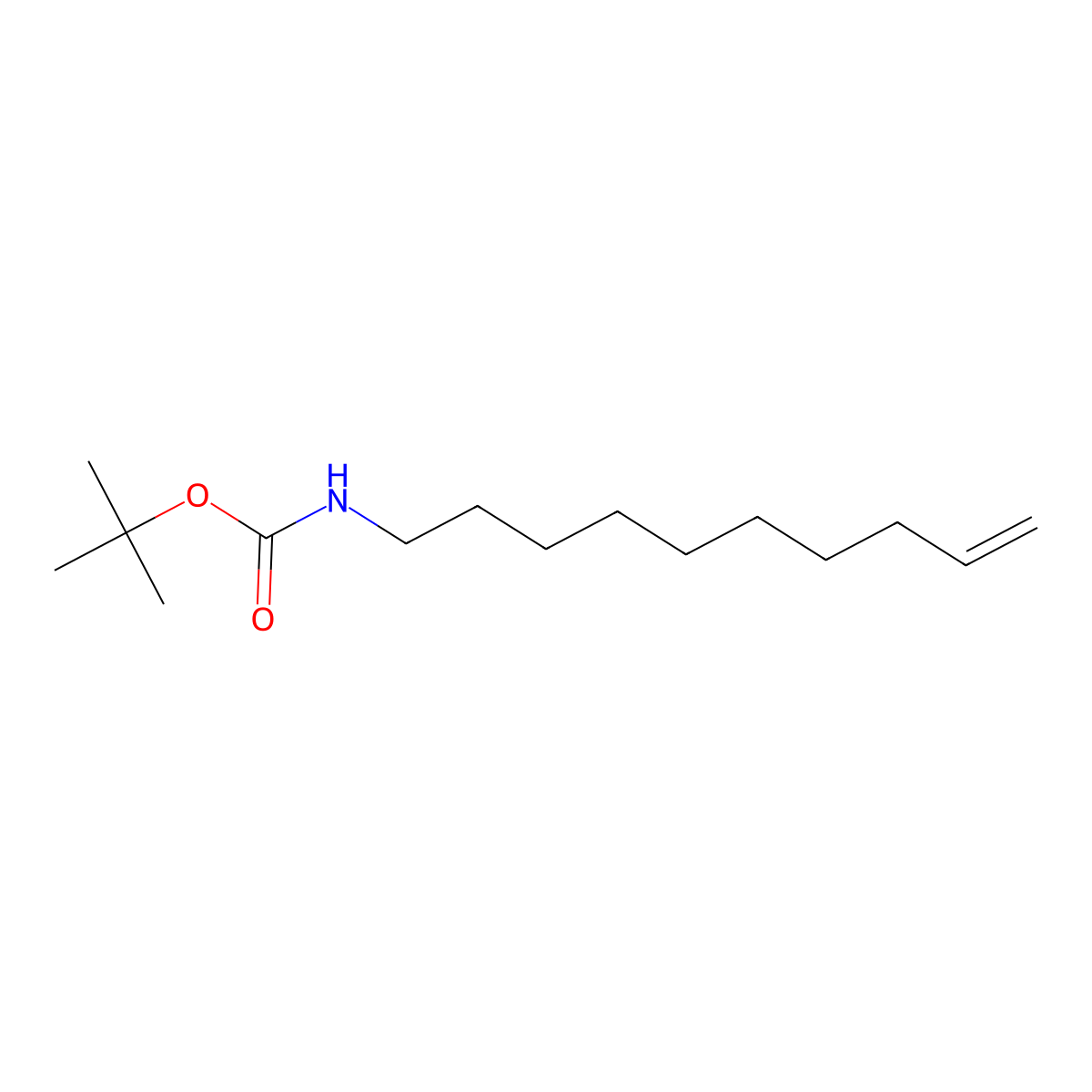 10-N-Boc-amino-dec-1-ene molecular structure, CAS 313469-03-3