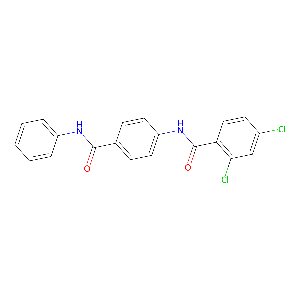 2,4-dichloro-N-[4-(phenylcarbamoyl)phenyl]benzamide molecular structure, CAS 313493-80-0