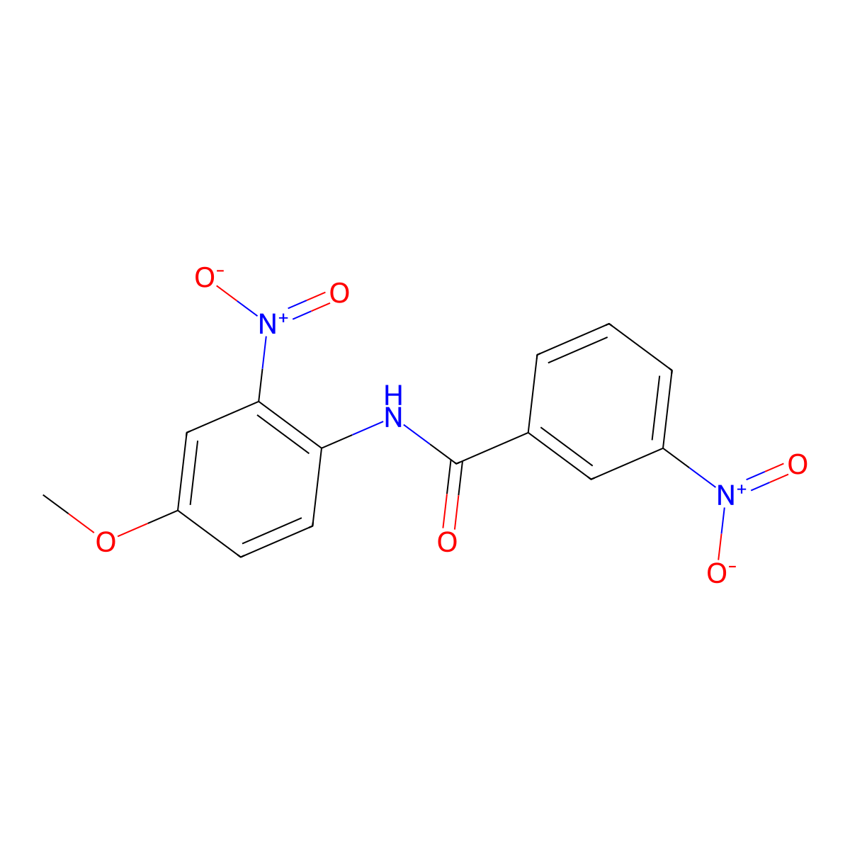 N-(4-Methoxy-2-nitrophenyl)-3-nitrobenzamide molecular structure, CAS 313497-60-8