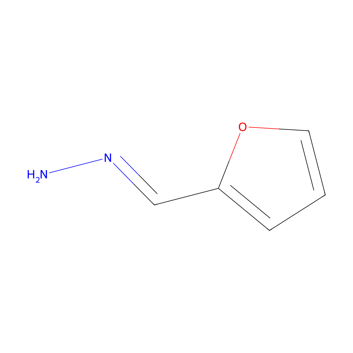 2-Furoylhydrazine molecular structure, CAS 31350-00-2