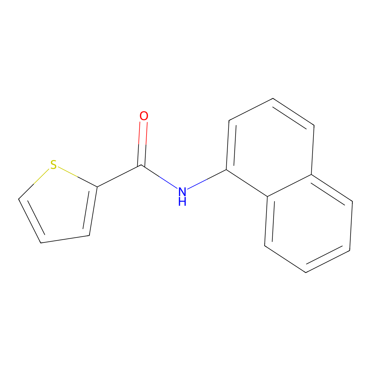 N-(Naphthalen-1-yl)thiophene-2-carboxamide molecular structure, CAS 313516-36-8