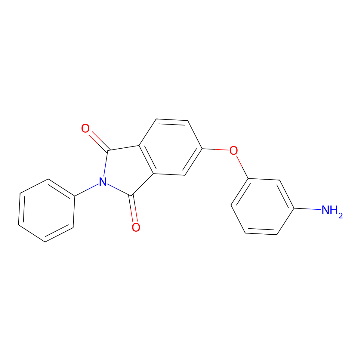 5-(3-aminophenoxy)-2-phenyl-1H-isoindole-1,3(2H)-dione molecular structure, CAS 313521-21-0