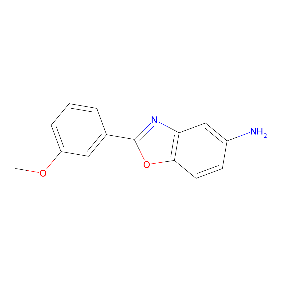 2-(3-Methoxyphenyl)-1,3-benzoxazol-5-amine molecular structure, CAS 313527-38-7