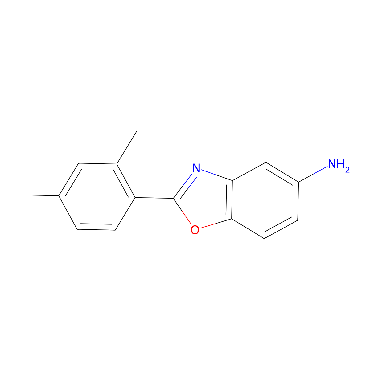 2-(2,4-Dimethylphenyl)-1,3-benzoxazol-5-amine molecular structure, CAS 313527-49-0