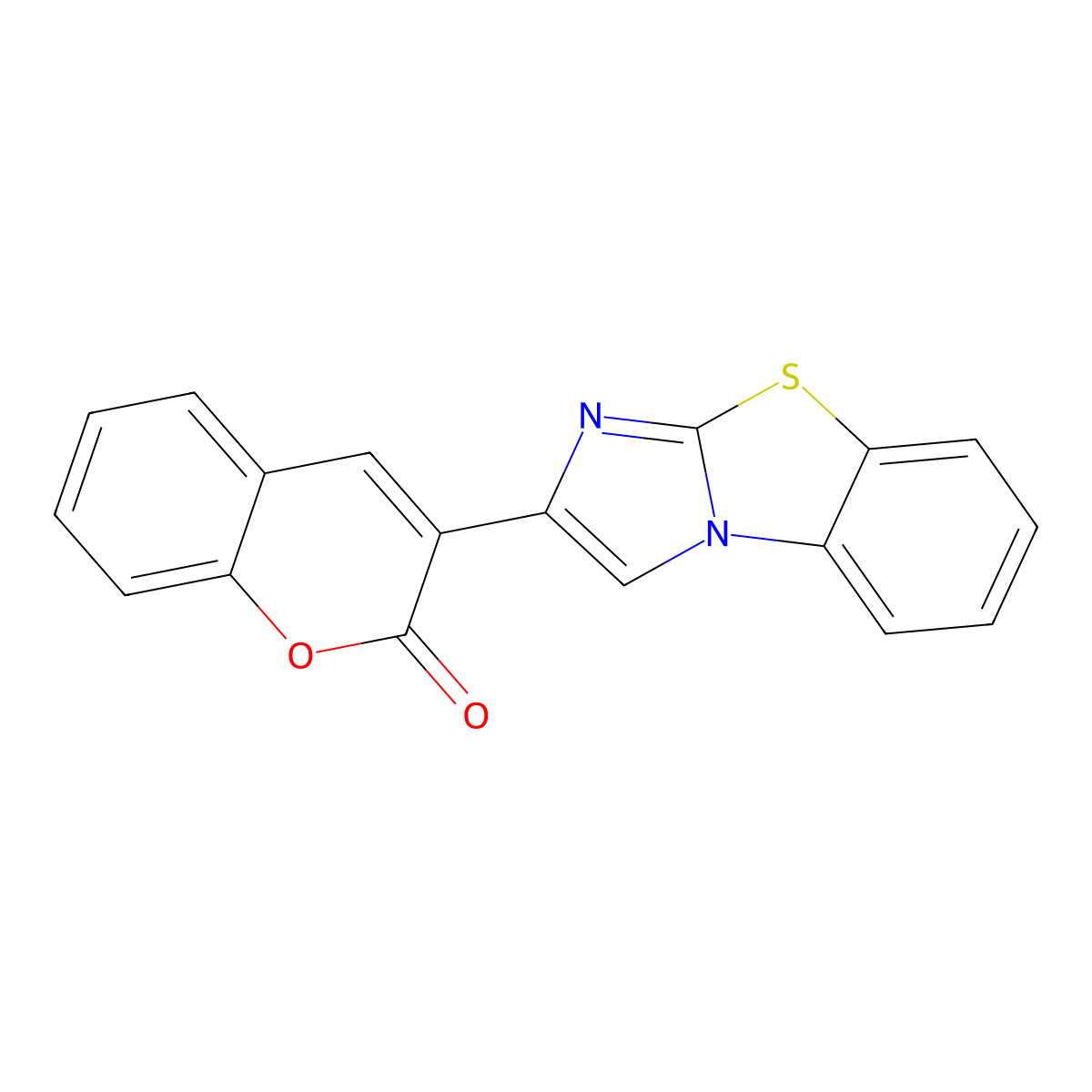 3-Imidazo[2,1-b][1,3]benzothiazol-2-ylchromen-2-one molecular structure, CAS 313536-24-2